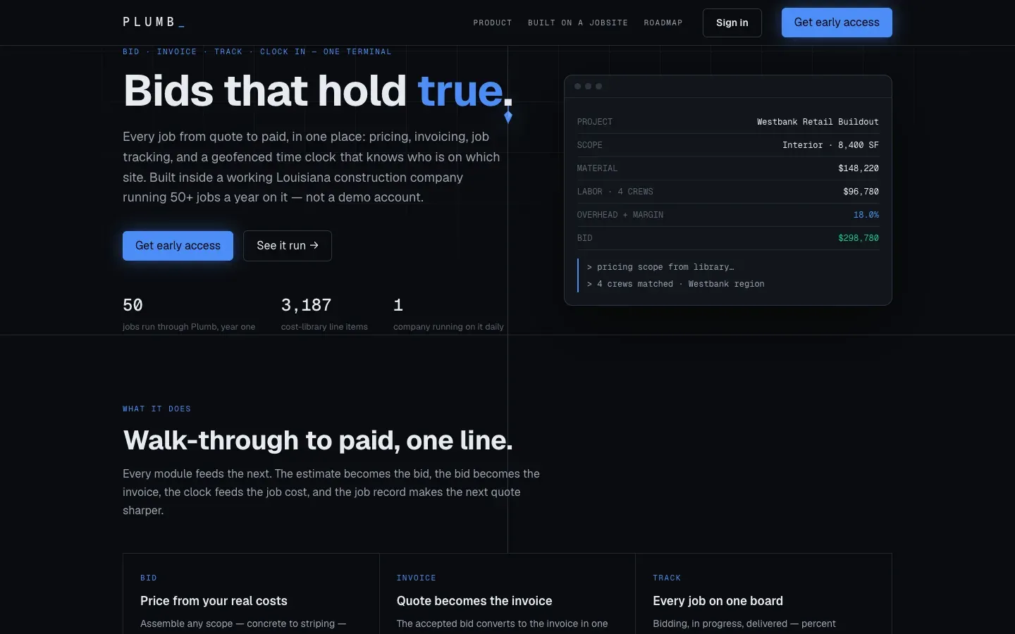 The Plumb website
